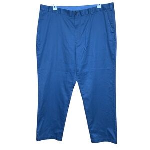 Brooks Brothers Pants Lightweight Advantage Chino Clark Flat Front Blue 42 x 30